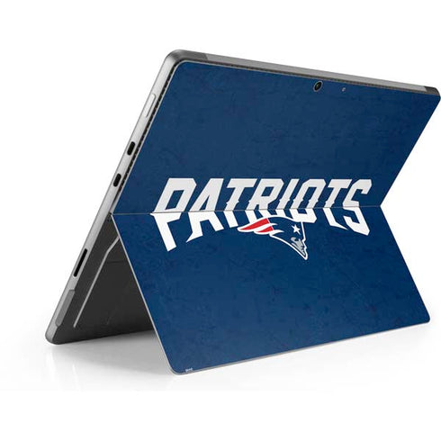 NFL New England Patriots Distressed Surface Pro 8 Skin