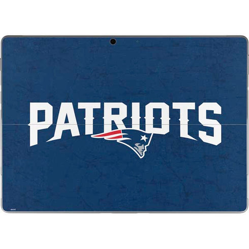 NFL New England Patriots Distressed Surface Pro 9 Skin