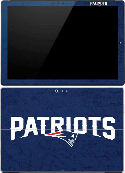 NFL New England Patriots Distressed Surface Pro (2017) Skin
