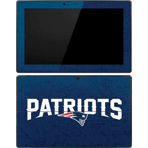 NFL New England Patriots Distressed Surface Pro Tablet Skin
