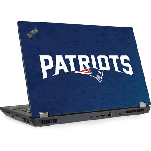 NFL New England Patriots Distressed Lenovo ThinkPad Skin