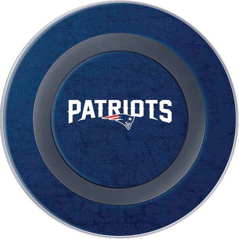 NFL New England Patriots Distressed Wireless Charger Skin