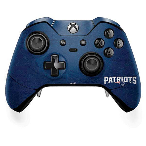 NFL New England Patriots Distressed Xbox One Elite Controller Skin