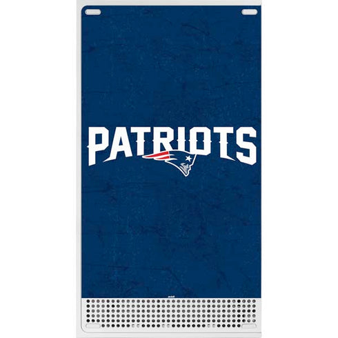 NFL New England Patriots Distressed Xbox Series S Console Skin