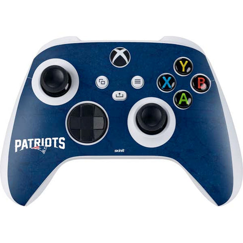NFL New England Patriots Distressed Xbox Series S Controller Skin