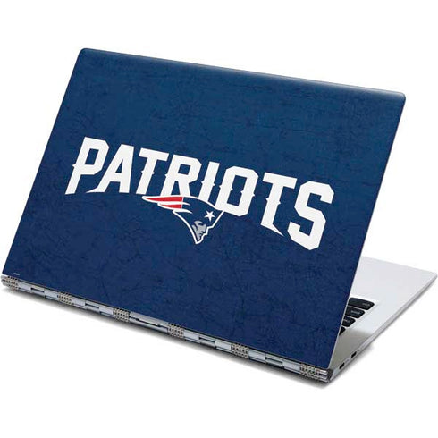NFL New England Patriots Distressed Yoga 910 2-in-1 14in Touch-Screen Skin