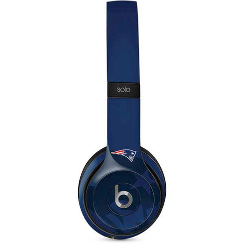 NFL New England Patriots Double Vision Beats Solo 2 Wired Skin