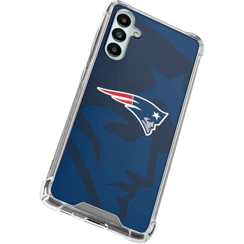 NFL New England Patriots Double Vision Galaxy A15 5G Clear Case