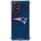 NFL New England Patriots Double Vision Galaxy A72 5G Clear Case