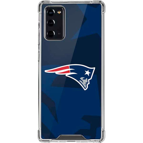 NFL New England Patriots Double Vision Galaxy Note20 5G Clear Case