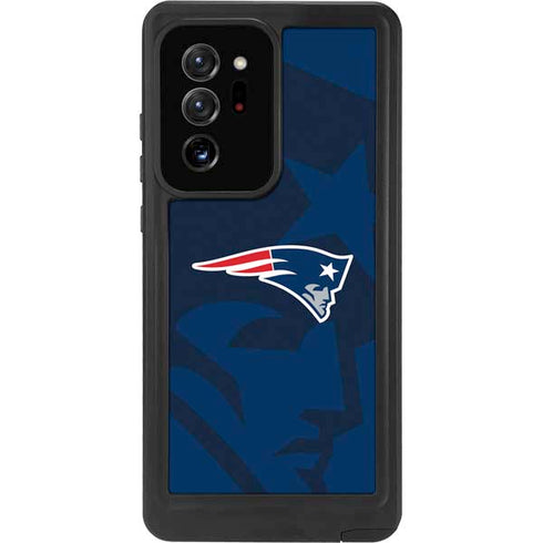 NFL New England Patriots Double Vision Galaxy Note20 Ultra 5G Waterproof Case