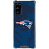 NFL New England Patriots Double Vision Galaxy S20 FE Clear Case