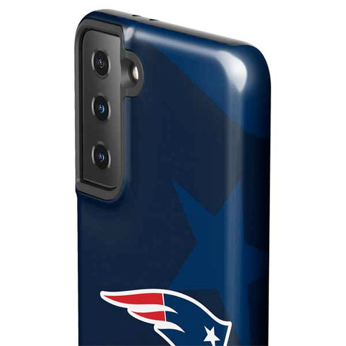 NFL New England Patriots Double Vision Galaxy S21 Plus 5G Pro Case