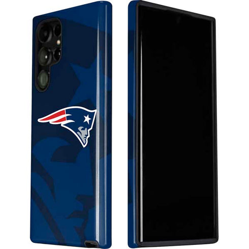 NFL New England Patriots Double Vision Galaxy S22 Ultra Pro Case