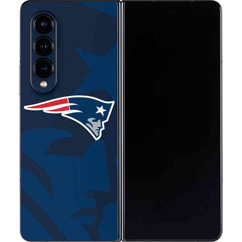 NFL New England Patriots Double Vision Galaxy Z Fold4 5G Skin