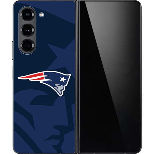 NFL New England Patriots Double Vision Galaxy Z Fold5 5G Skin