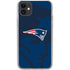 NFL New England Patriots Double Vision iPhone 11 Clear Case