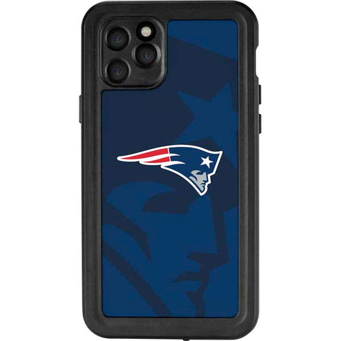 NFL New England Patriots Double Vision iPhone 11 Pro Waterproof Case