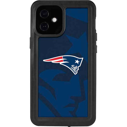 NFL New England Patriots Double Vision iPhone 12 Mini Waterproof Case
