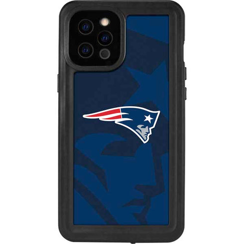 NFL New England Patriots Double Vision iPhone 12 Pro Max Waterproof Case