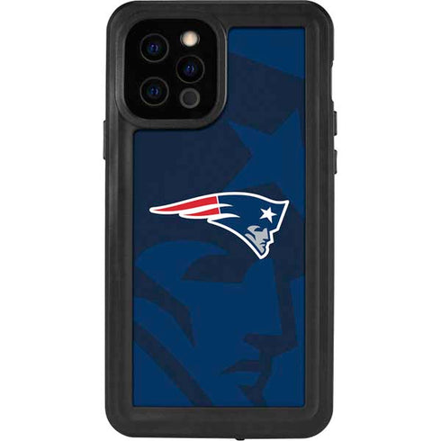 NFL New England Patriots Double Vision iPhone 12 Pro Waterproof Case