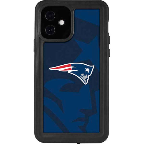 NFL New England Patriots Double Vision iPhone 12 Waterproof Case