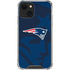 NFL New England Patriots Double Vision iPhone 13 Mini Clear Case