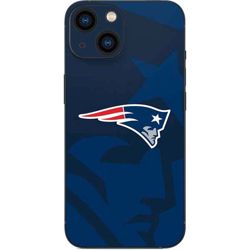 NFL New England Patriots Double Vision iPhone 13 Mini Skin