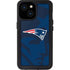 NFL New England Patriots Double Vision iPhone 13 Mini Waterproof Case
