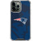 NFL New England Patriots Double Vision iPhone 13 Pro Max Clear Case