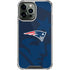NFL New England Patriots Double Vision iPhone 14 Pro Max Clear Case