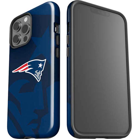NFL New England Patriots Double Vision iPhone 15 Pro Max Impact Case