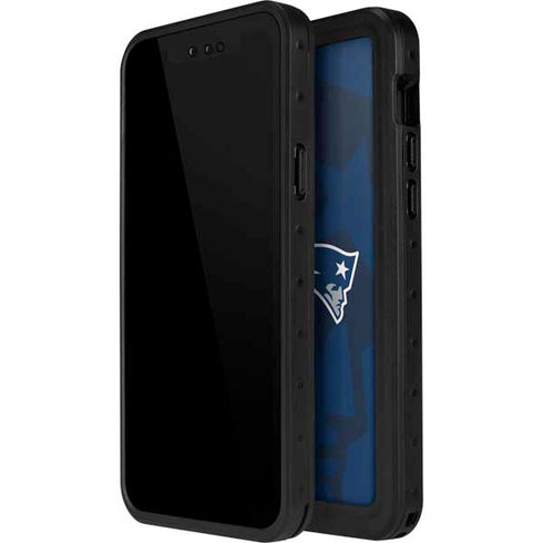 NFL New England Patriots Double Vision iPhone 14 Pro Max Waterproof Case