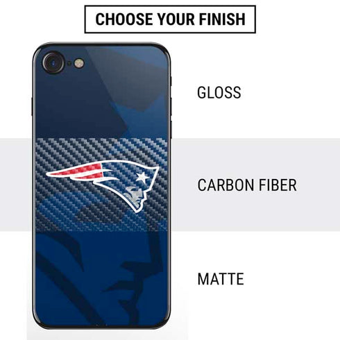 NFL New England Patriots Double Vision iPhone SE (2nd & 3rd Gen) Skin
