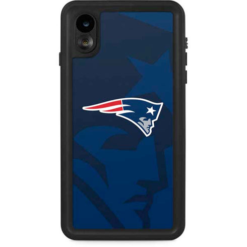 NFL New England Patriots Double Vision iPhone XR Waterproof Case