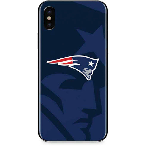 NFL New England Patriots Double Vision iPhone XS Skin