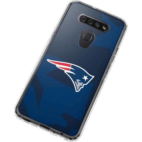 NFL New England Patriots Double Vision LG K51/Q51 Clear Case