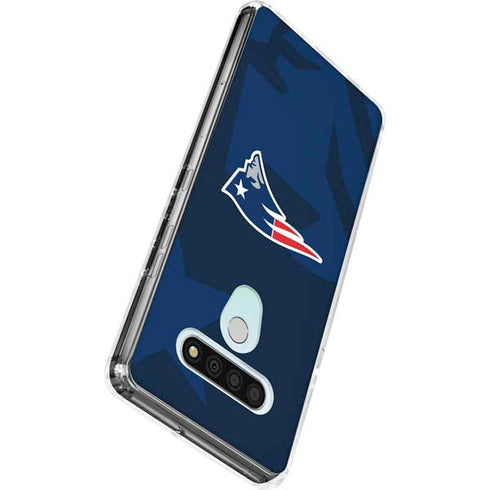 NFL New England Patriots Double Vision LG Stylo 6 Clear Case