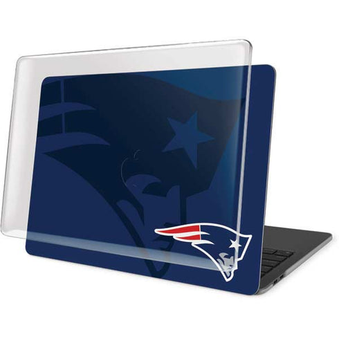 NFL New England Patriots Double Vision MacBook Pro 13in (2020) Case plus Skin