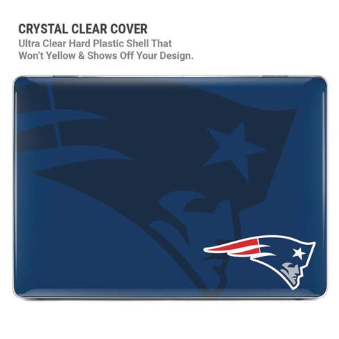 NFL New England Patriots Double Vision MacBook Pro 16in (2021-25) Case plus Skin