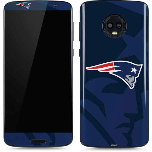 NFL New England Patriots Double Vision Moto G6 Skin