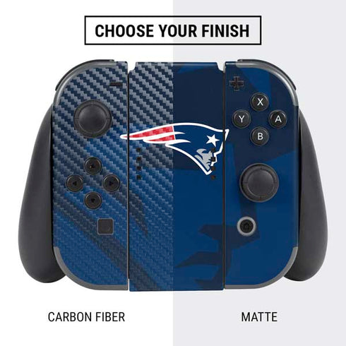 NFL New England Patriots Double Vision Nintendo Switch Bundle Skin