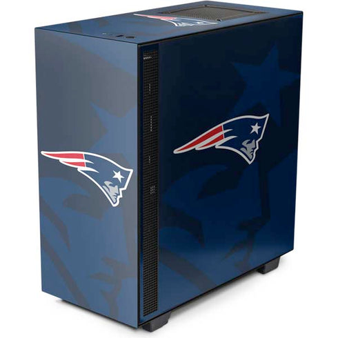 NFL New England Patriots Double Vision NZXT H510 Compact ATX Mid-Tower Case Skin
