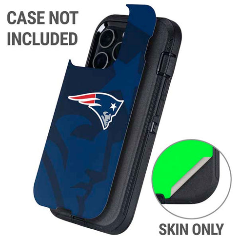 NFL New England Patriots Double Vision Otterbox Defender iPhone Skin