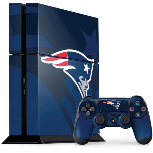 NFL New England Patriots Double Vision PS4 Console and Controller Bundle Skin