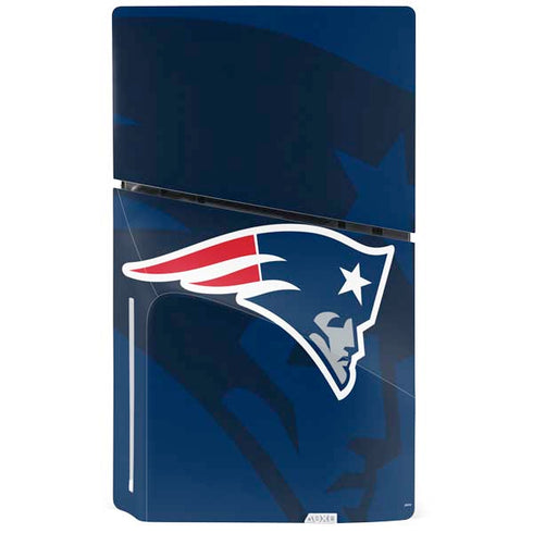 NFL New England Patriots Double Vision PS5 Slim Disk Bundle Skin