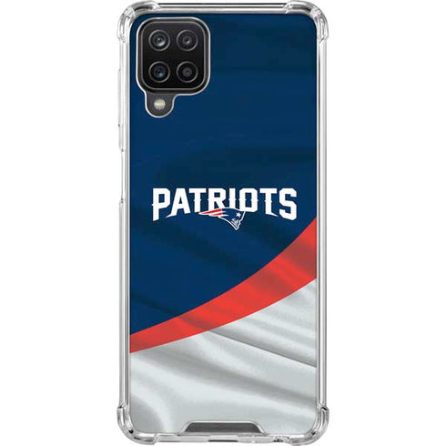 NFL New England Patriots Galaxy A12 Clear Case
