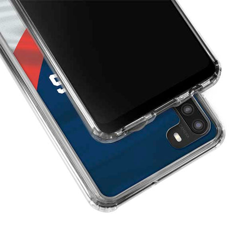 NFL New England Patriots Galaxy A21 Clear Case