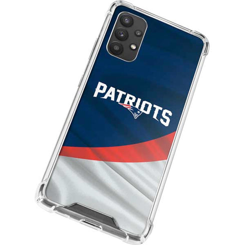 NFL New England Patriots Galaxy A32 5G Clear Case