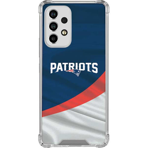 NFL New England Patriots Galaxy A53 5G Clear Case